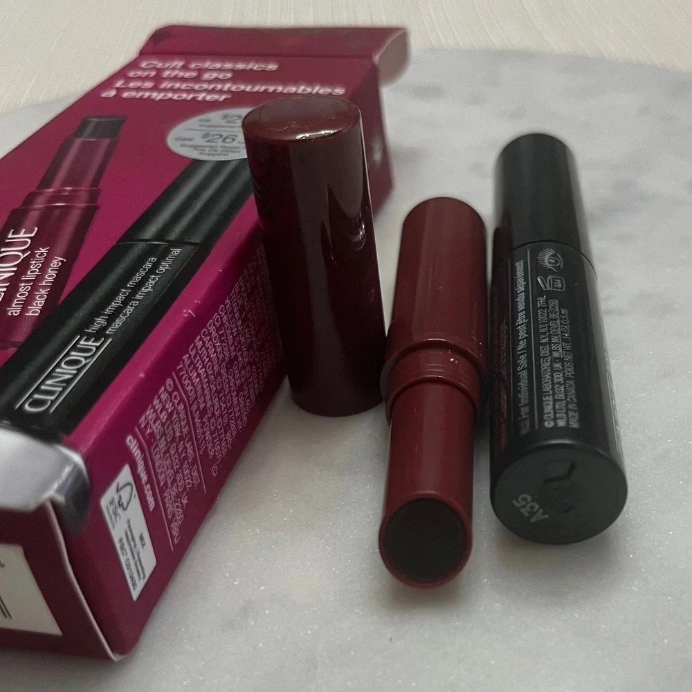 Clinique Black Honey Set‎ Cult Classics On The Go High Impact Mascara Makeup New